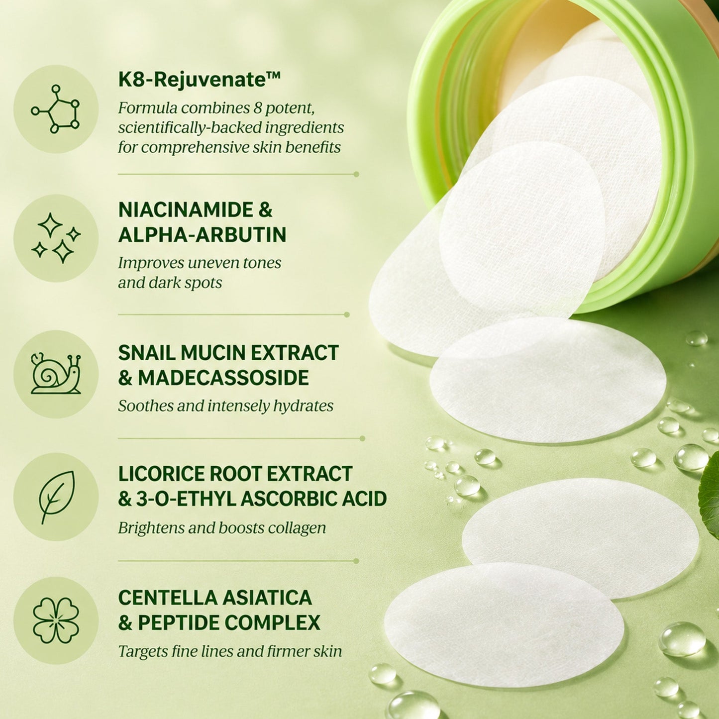 Final 3 Hours: 70%OFF🔥Korean Anti-Aging Toner Pads