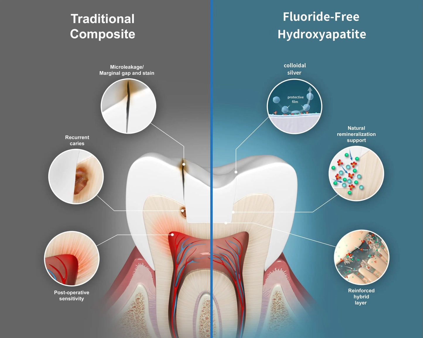 Smileasego Free-Fluoride Hydroxyapatite Tooth Armor Drops & Enamel Repair, Whitening &Fresh Breath
