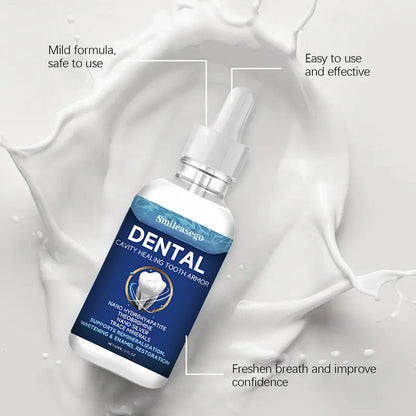 Smileasego Free-Fluoride Hydroxyapatite Tooth Armor Drops & Enamel Repair, Whitening &Fresh Breath