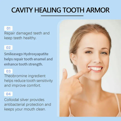 Smileasego Free-Fluoride Hydroxyapatite Tooth Armor Drops & Enamel Repair, Whitening &Fresh Breath