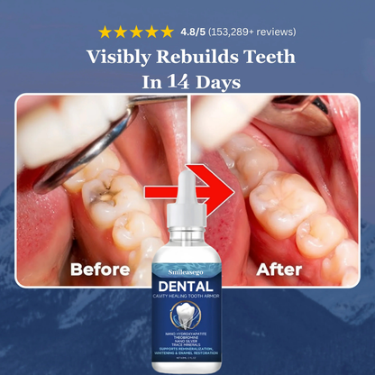 Smileasego Free-Fluoride Hydroxyapatite Tooth Armor Drops & Enamel Repair, Whitening &Fresh Breath
